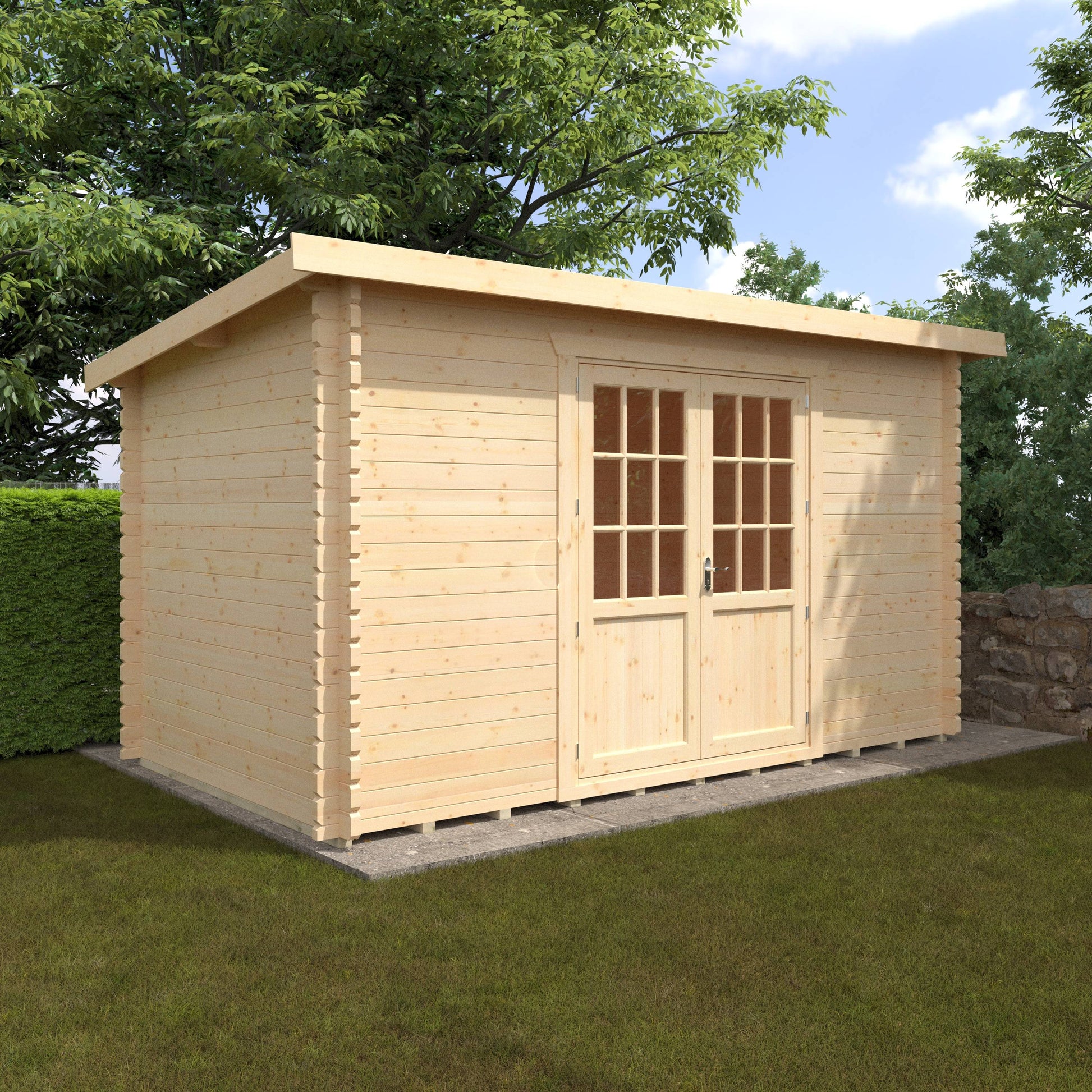 The Kingsley 28mm/44mm - Log Cabins - Plymouth Sheds