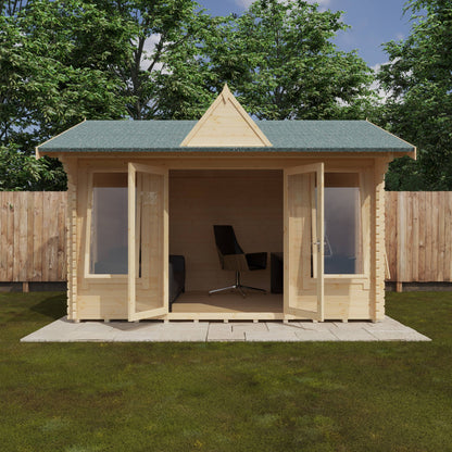 The Leyton 44mm - Log Cabins - Plymouth Sheds