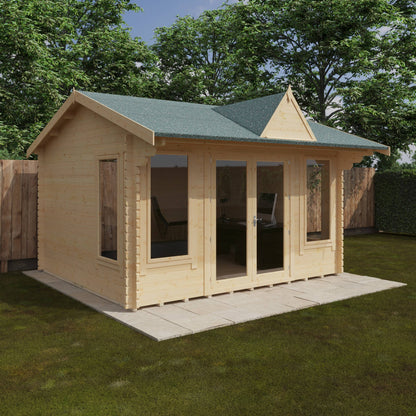 The Leyton 44mm - Log Cabins - Plymouth Sheds