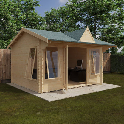 The Leyton 44mm - Log Cabins - Plymouth Sheds