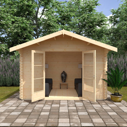 The Lotherton 28mm/44mm - Log Cabins - Plymouth Sheds