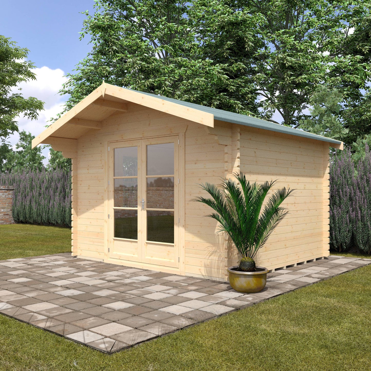The Lotherton 28mm/44mm - Log Cabins - Plymouth Sheds