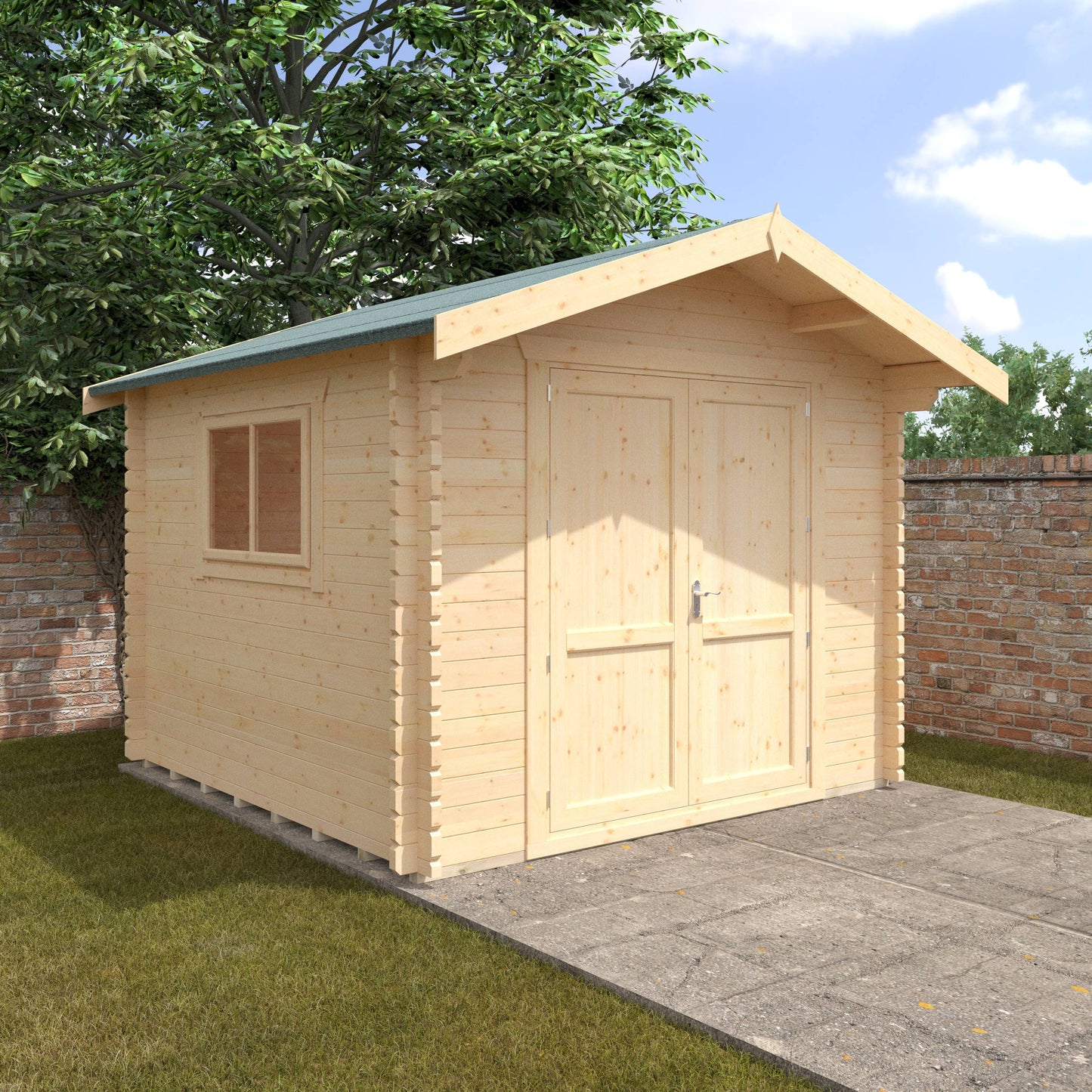 The Marlborough 28mm/44mm - Log Cabins - Plymouth Sheds