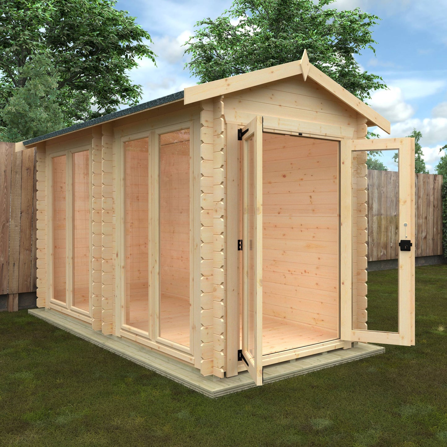 The Beaumont 19mm - Log Cabins - Plymouth Sheds