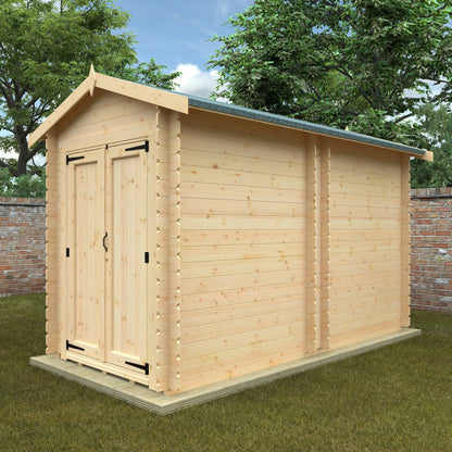 The Egerton 19mm - Log Cabins - Plymouth Sheds
