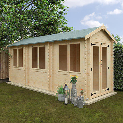 The Oriana 19mm - Log Cabins - Plymouth Sheds
