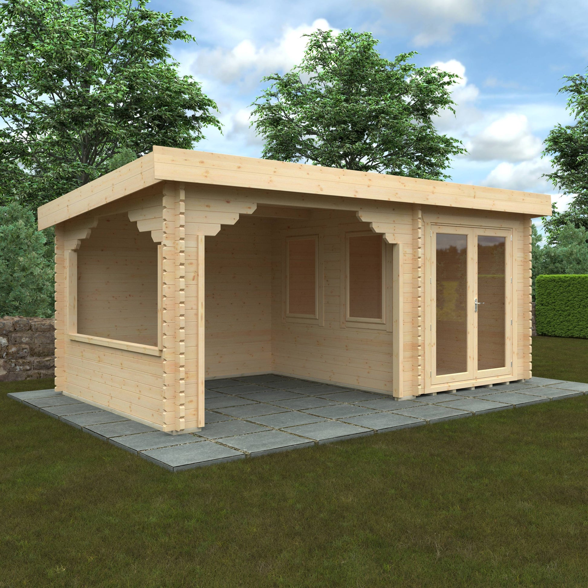 The Payton 44mm - Log Cabins - Plymouth Sheds