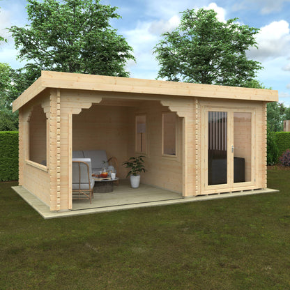 The Payton 44mm - Log Cabins - Plymouth Sheds