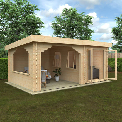 The Payton 44mm - Log Cabins - Plymouth Sheds