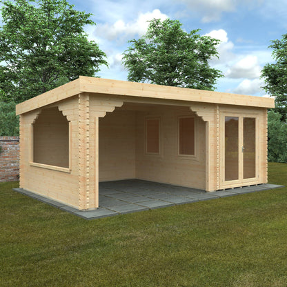 The Payton 44mm - Log Cabins - Plymouth Sheds