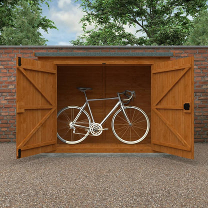 Compact Pent Bike Shed
