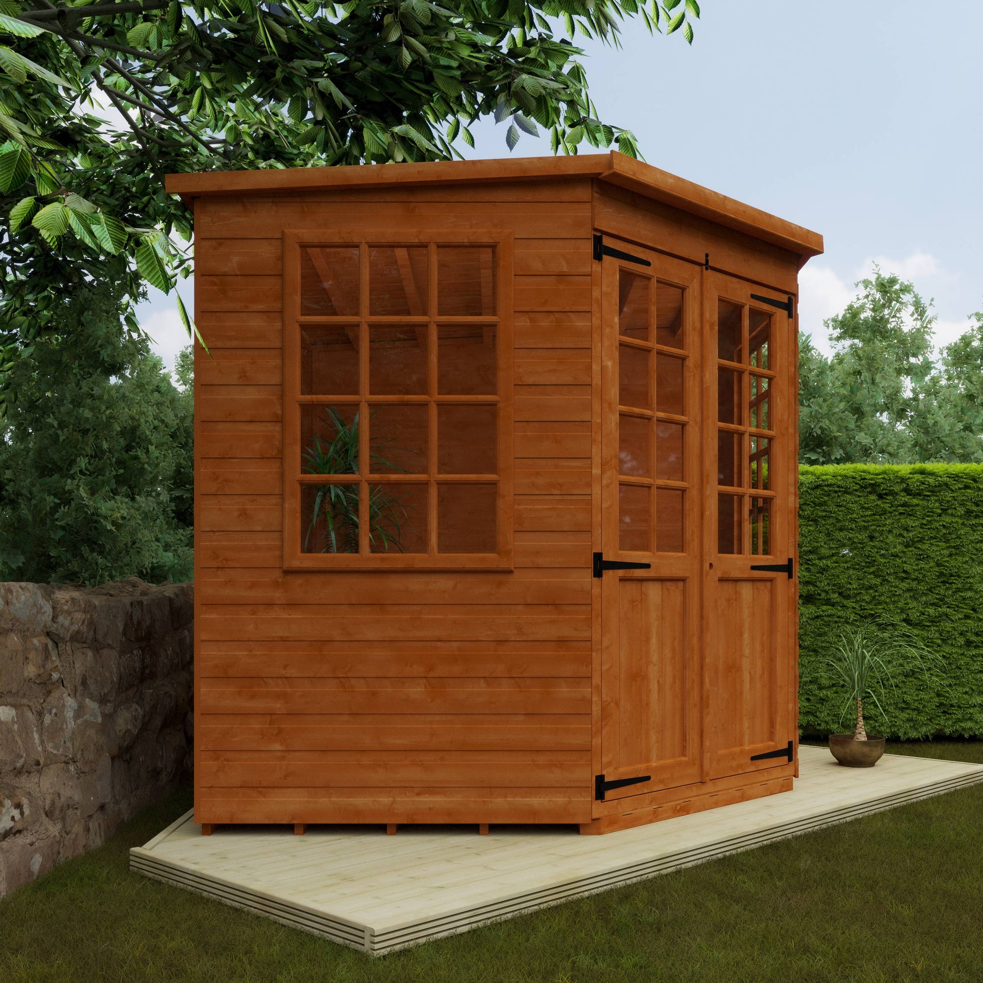 Pentagon Cornerhouse - Standard Summerhouse - Plymouth Sheds