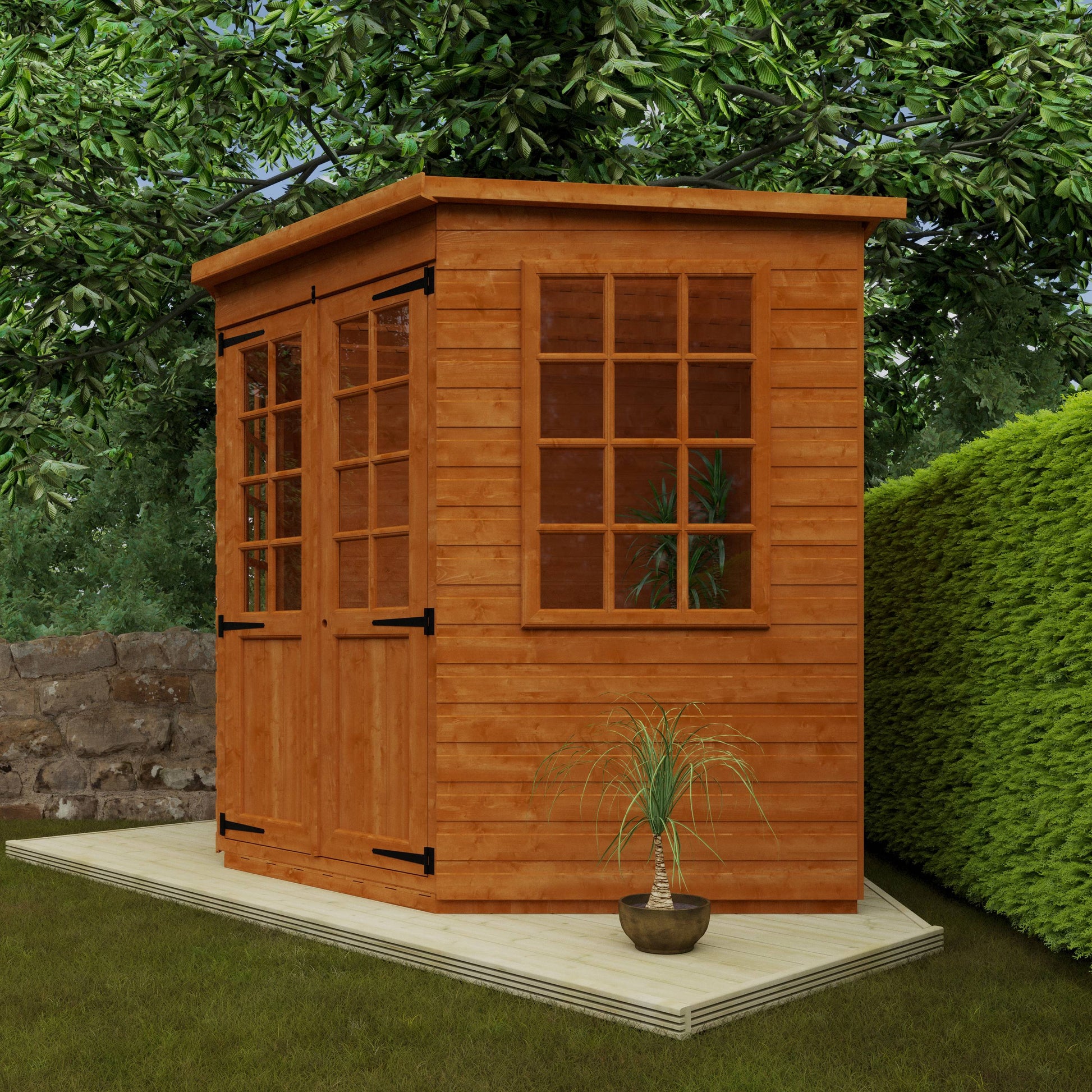 Pentagon Cornerhouse - Standard Summerhouse - Plymouth Sheds