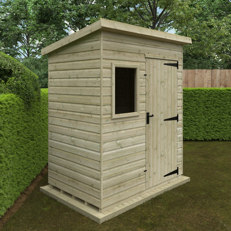 Tanalised Deluxe Pent - Shed Ranges - Plymouth Sheds