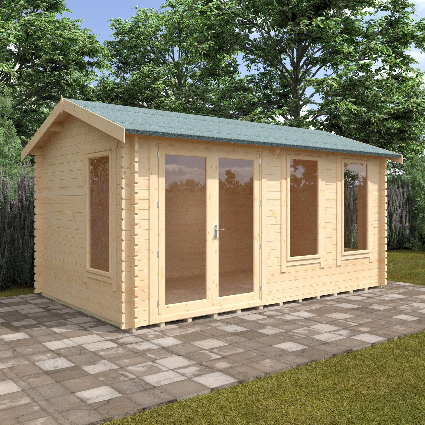 The Sherborne 44mm - Log Cabins - Plymouth Sheds