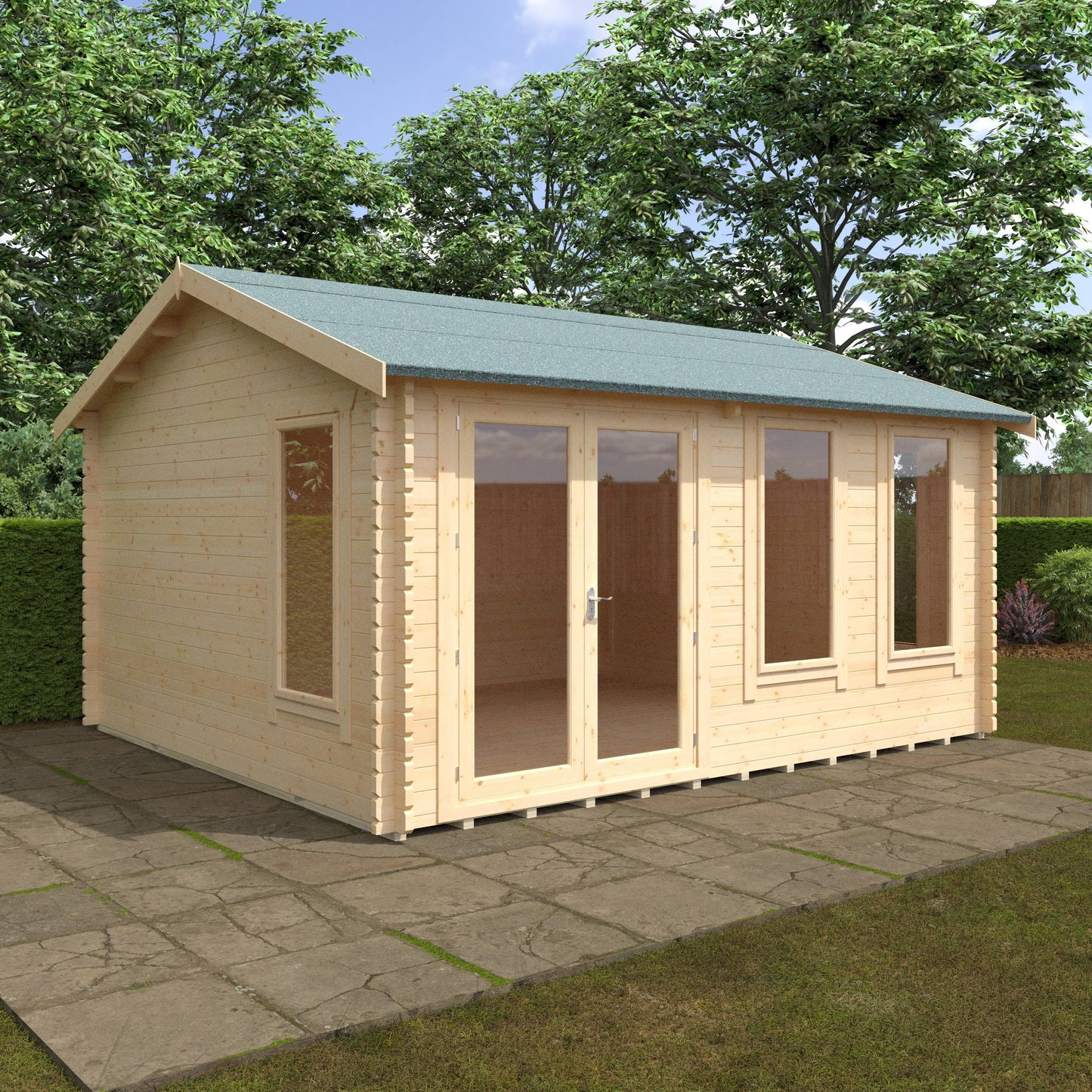 The Sherborne 44mm - Log Cabins - Plymouth Sheds
