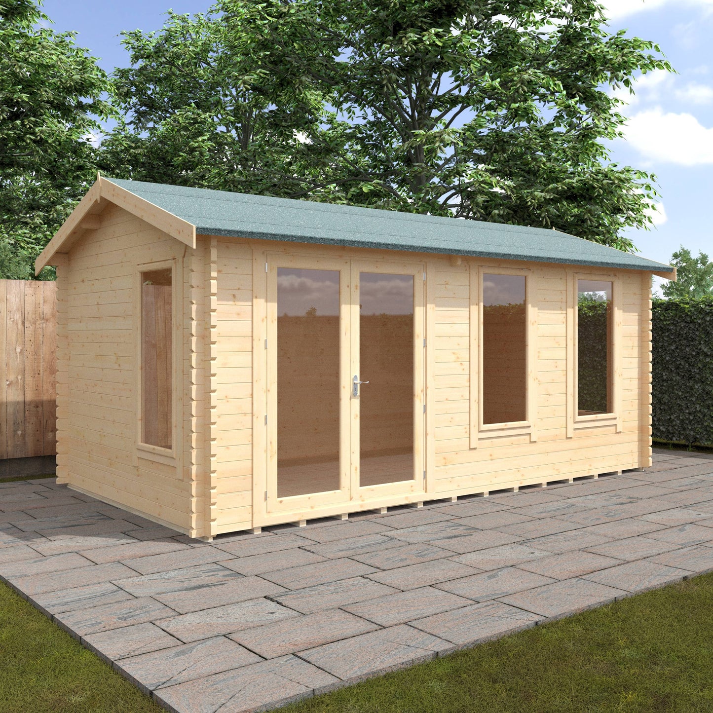 The Sherborne 44mm - Log Cabins - Plymouth Sheds