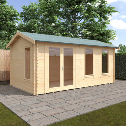 The Sherborne 44mm - Log Cabins - Plymouth Sheds