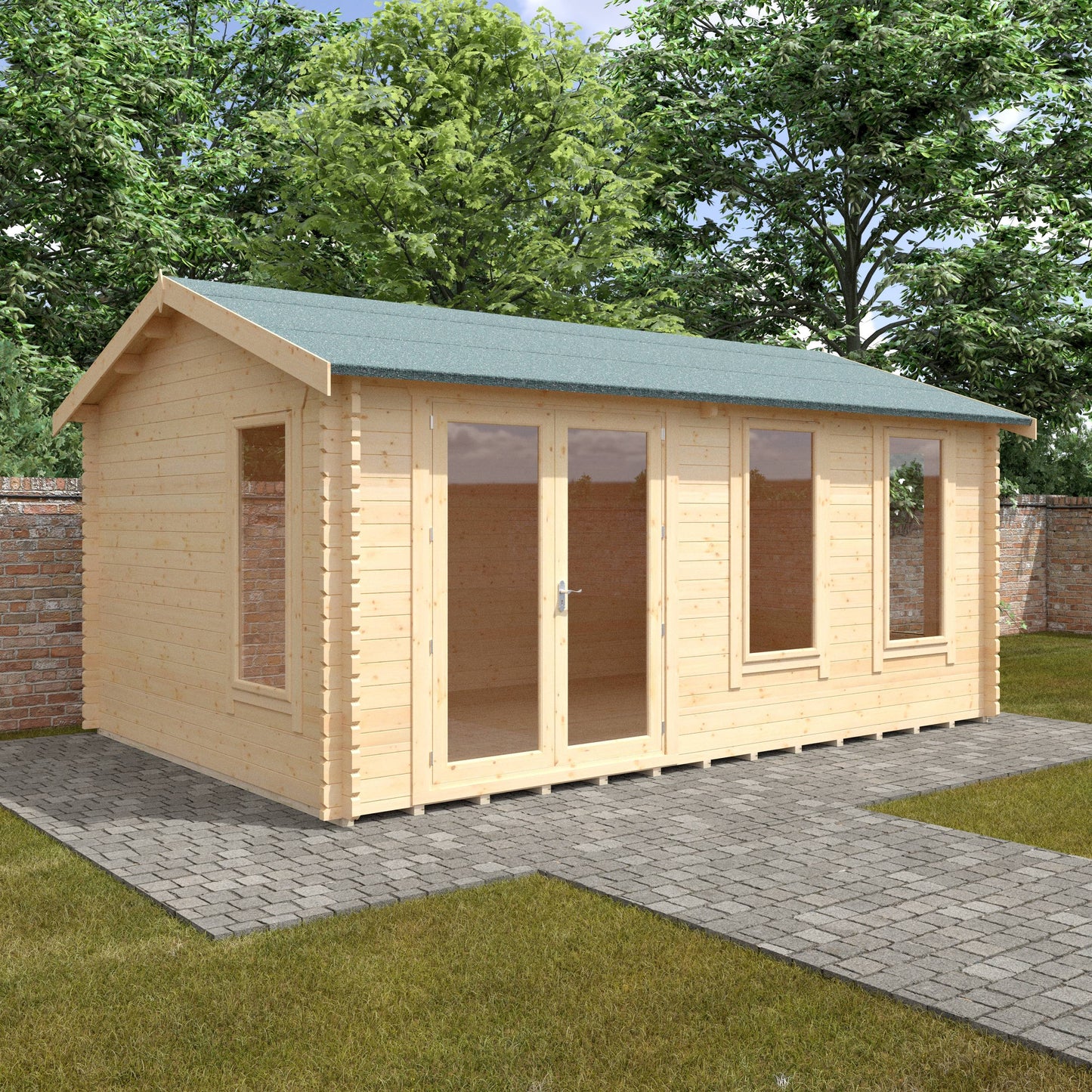 The Sherborne 44mm - Log Cabins - Plymouth Sheds