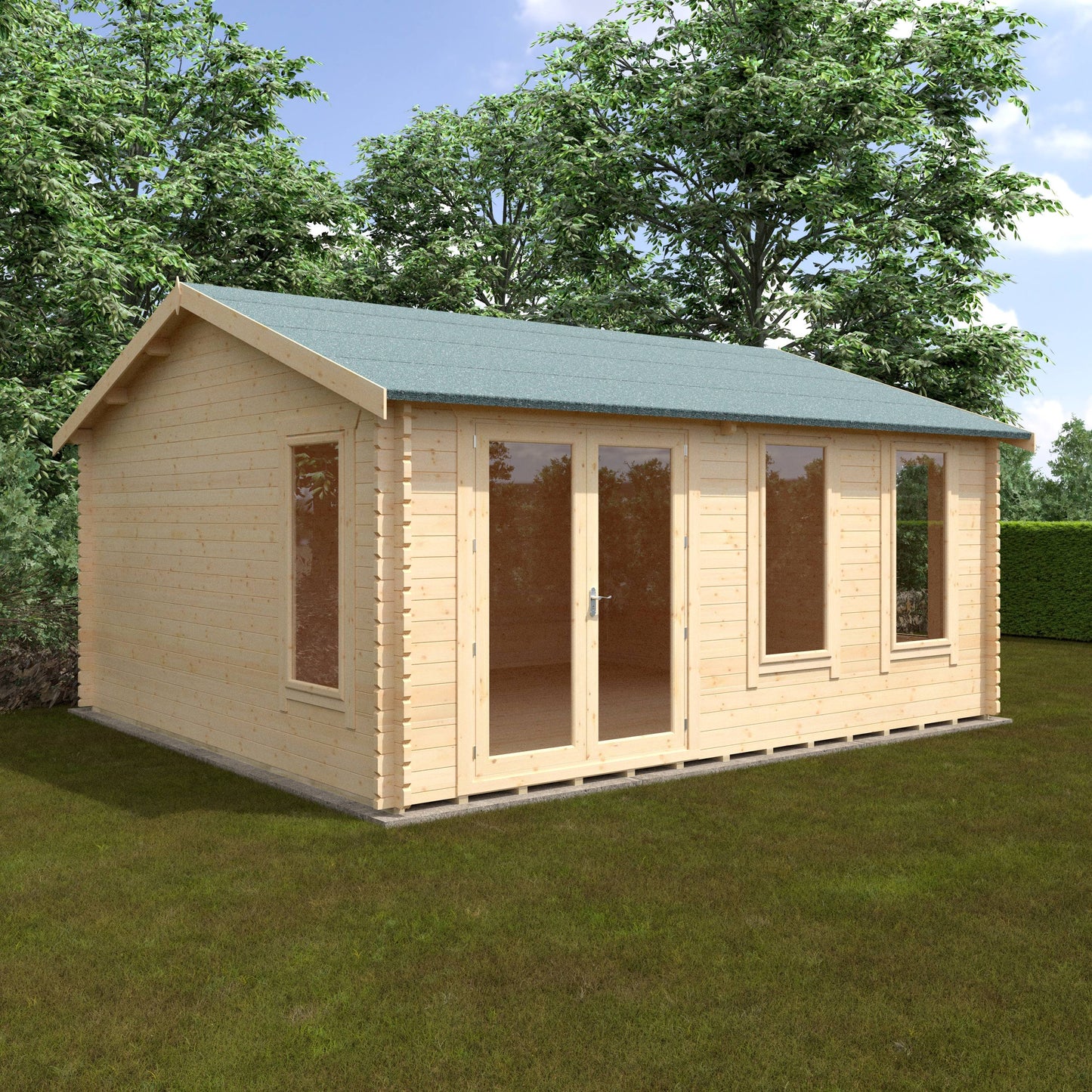 The Sherborne 44mm - Log Cabins - Plymouth Sheds