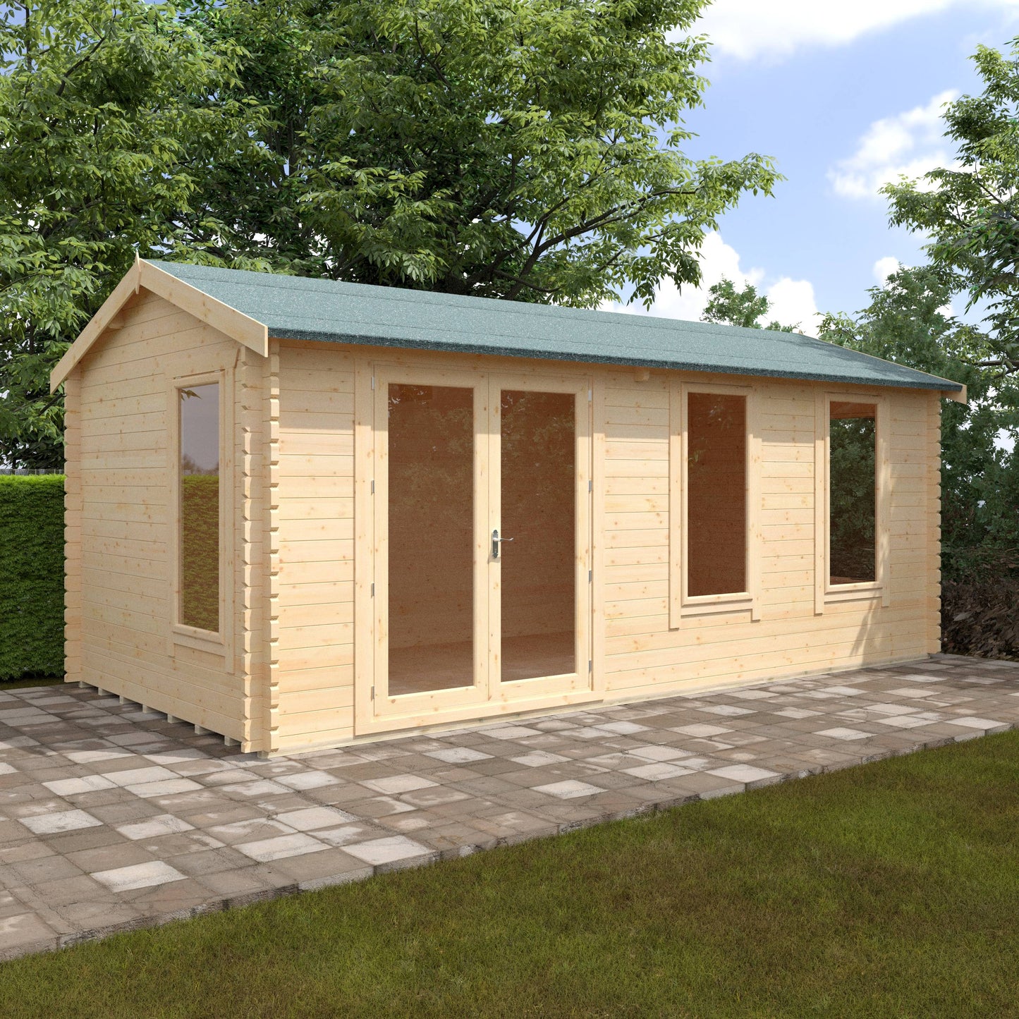 The Sherborne 44mm - Log Cabins - Plymouth Sheds