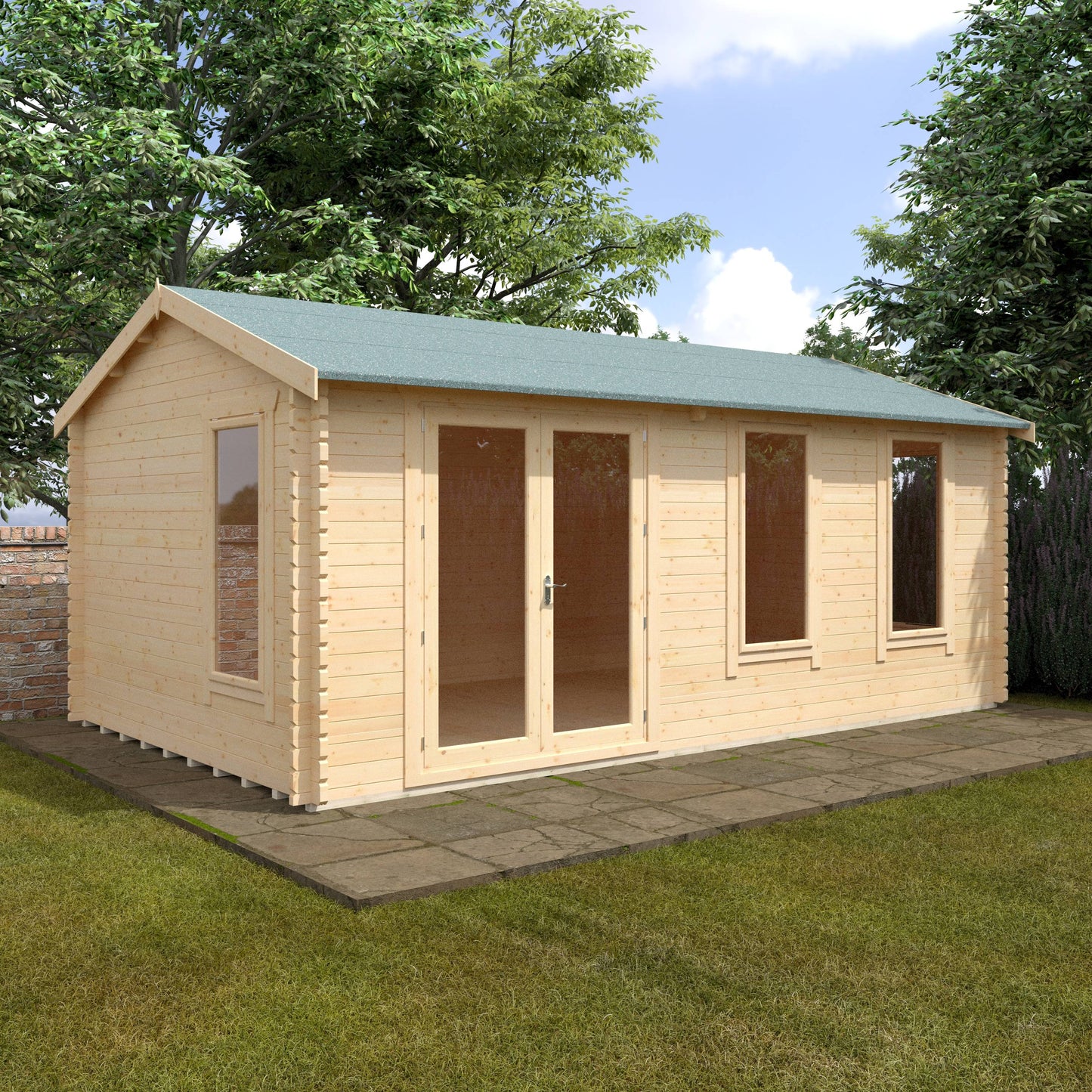 The Sherborne 44mm - Log Cabins - Plymouth Sheds
