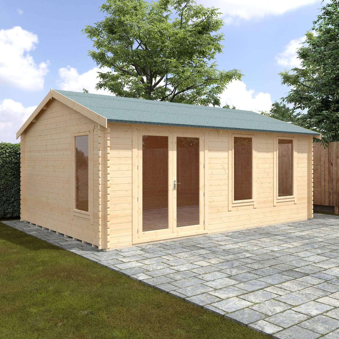 The Sherborne 44mm - Log Cabins - Plymouth Sheds