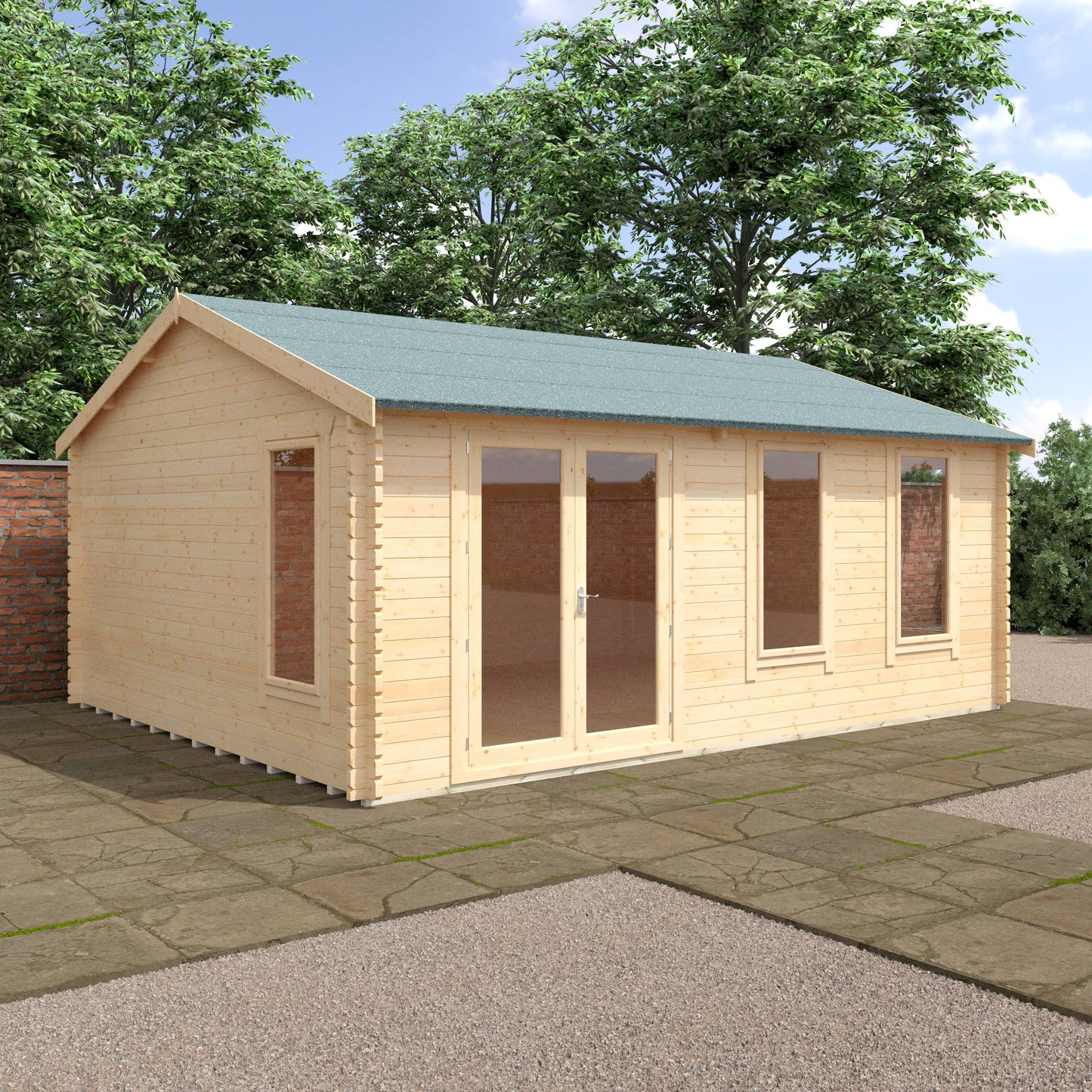The Sherborne 44mm - Log Cabins - Plymouth Sheds