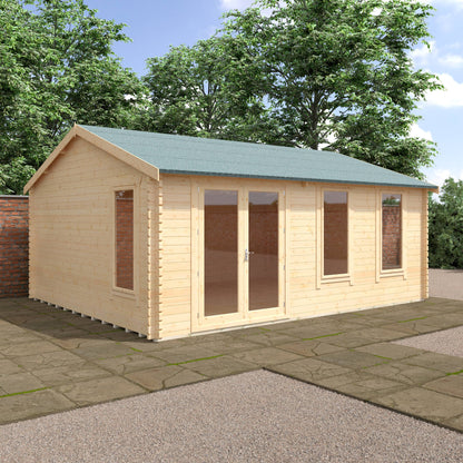 The Sherborne 44mm - Log Cabins - Plymouth Sheds