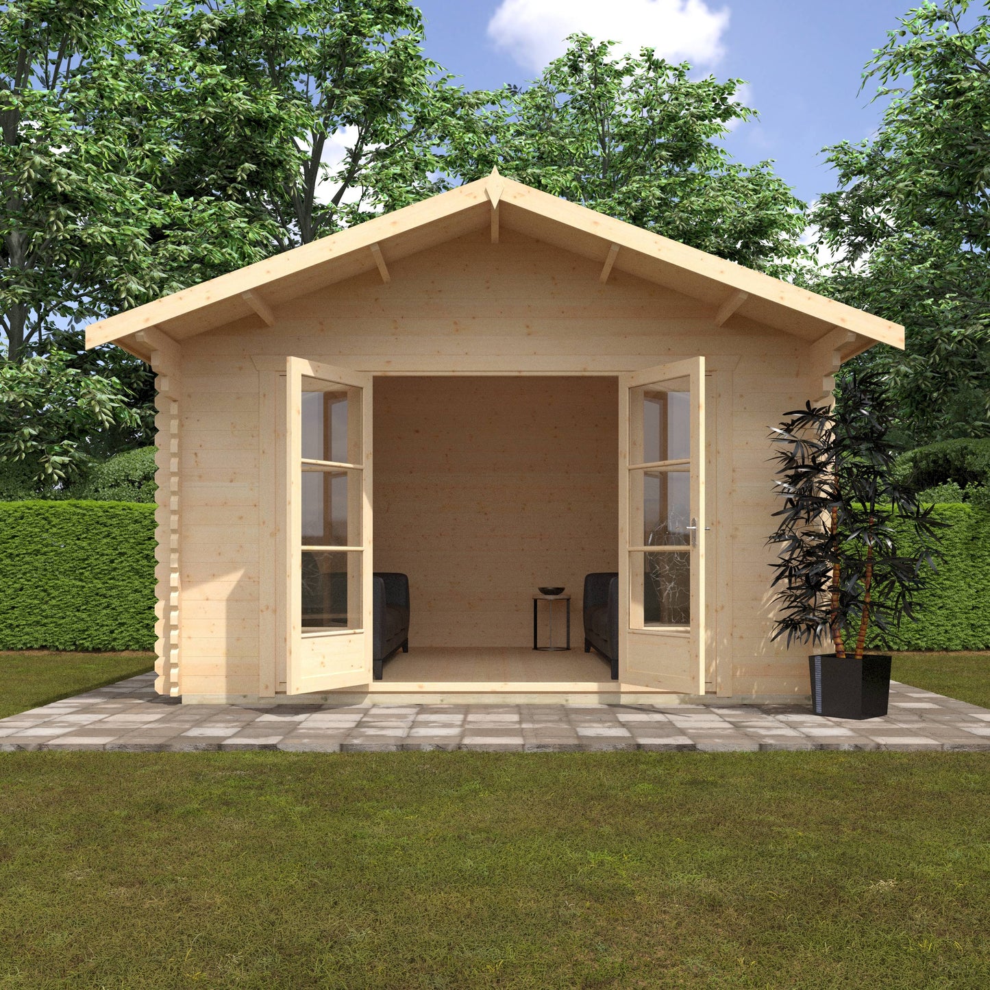 The Balmoral 44mm - Log Cabins - Plymouth Sheds