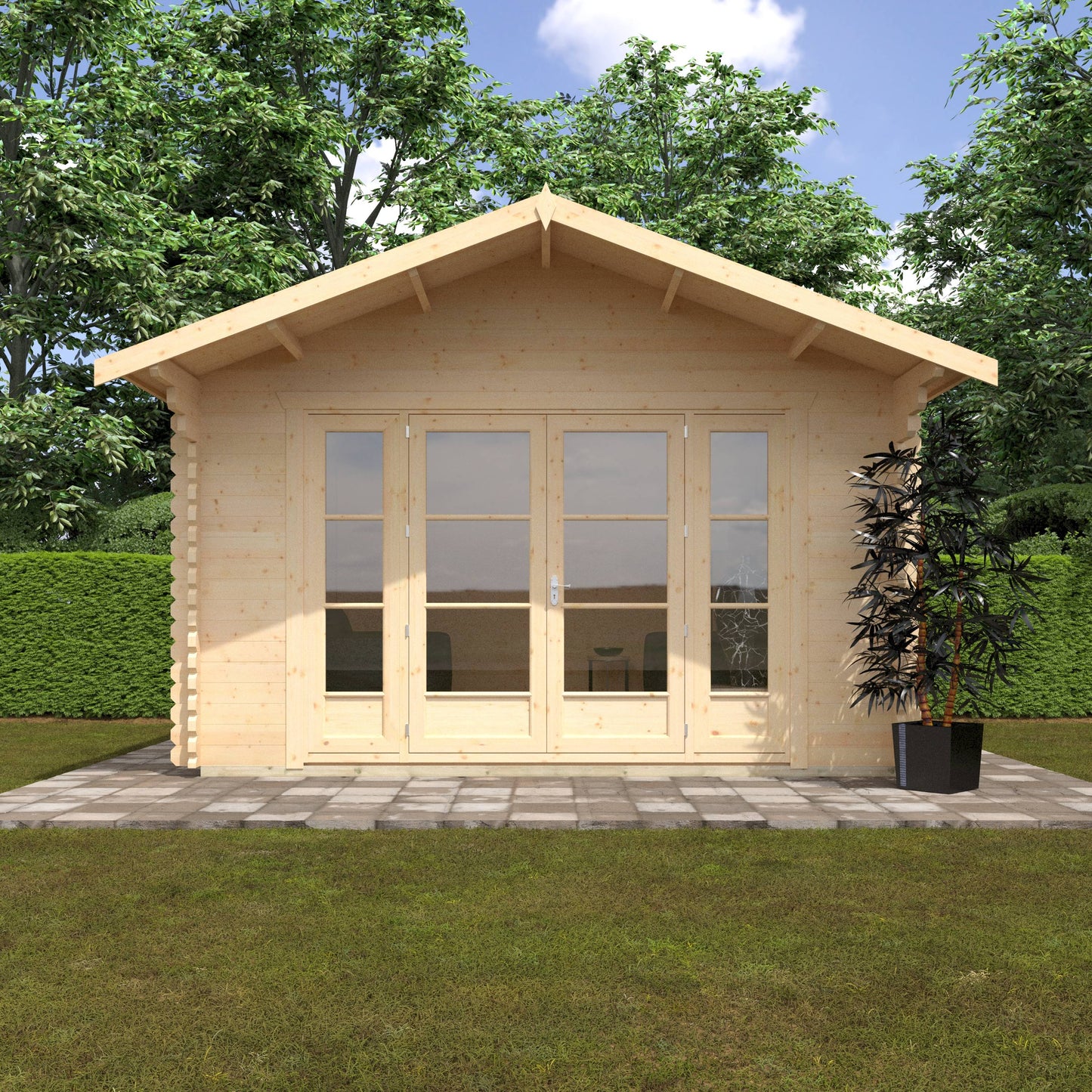 The Balmoral 44mm - Log Cabins - Plymouth Sheds