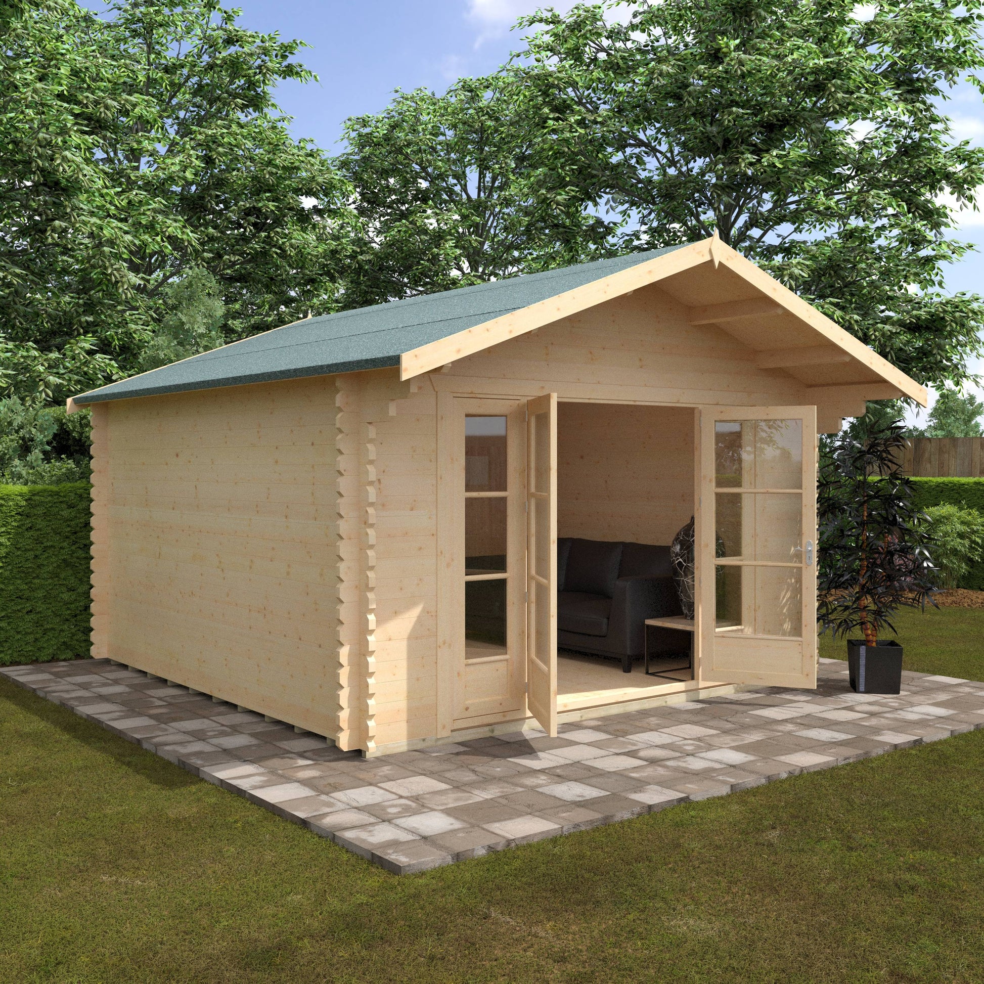 The Balmoral 44mm - Log Cabins - Plymouth Sheds