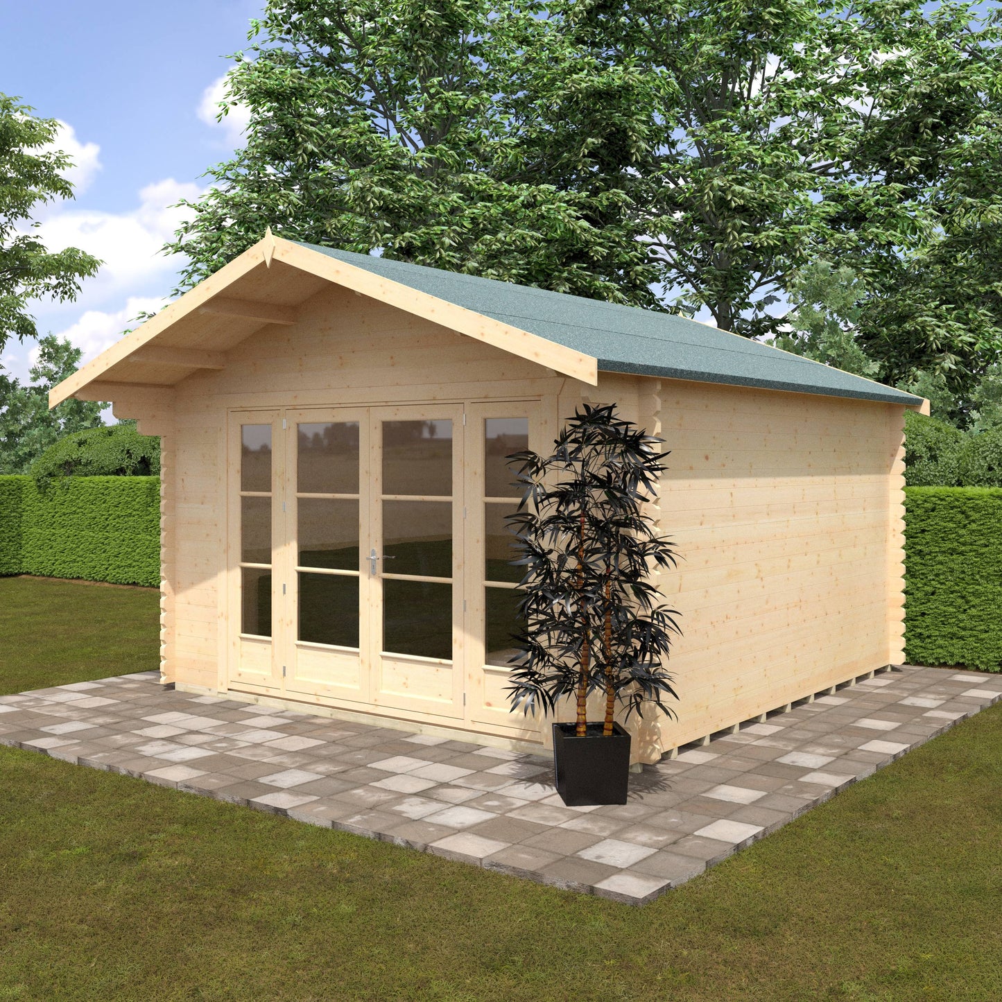 The Balmoral 44mm - Log Cabins - Plymouth Sheds