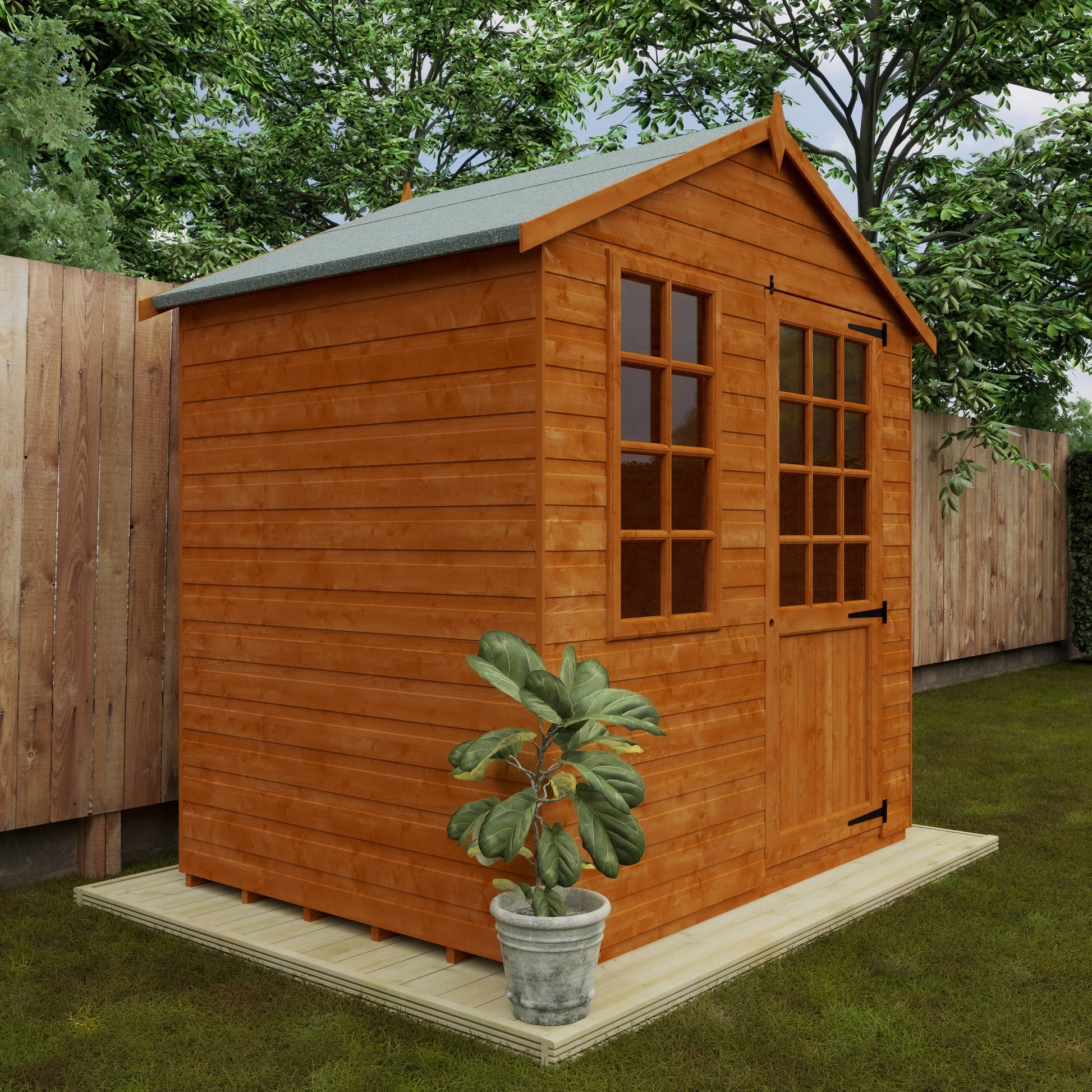 Simple Summer Room - Shed Ranges - Plymouth Sheds