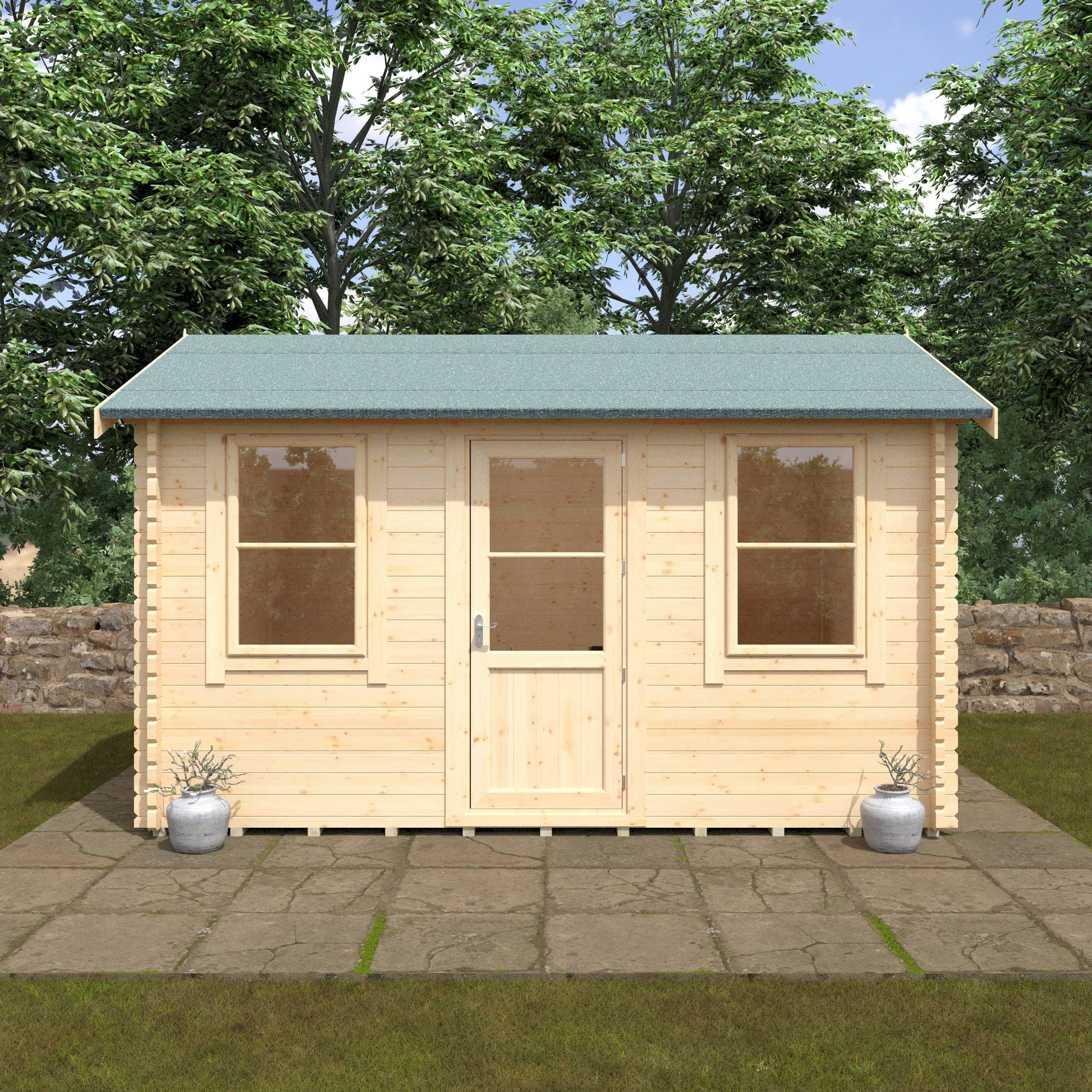 The Skipton 28mm/44mm - Log Cabins - Plymouth Sheds