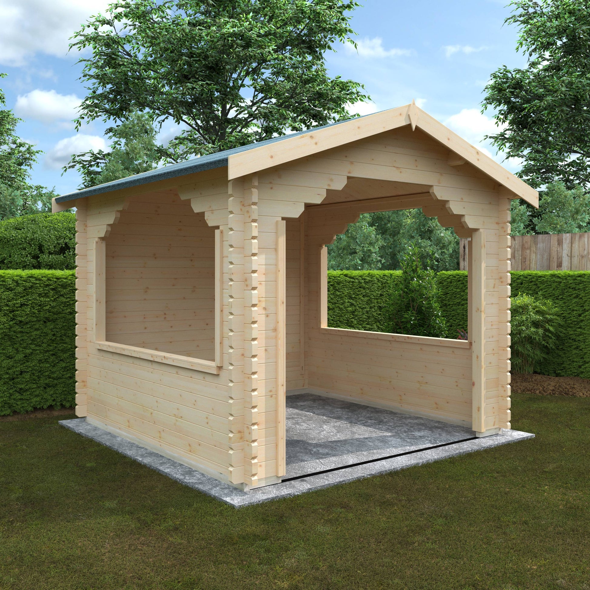 The Stowe 44mm - Log Cabins - Plymouth Sheds