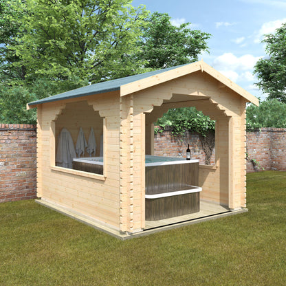 The Stowe 44mm - Log Cabins - Plymouth Sheds