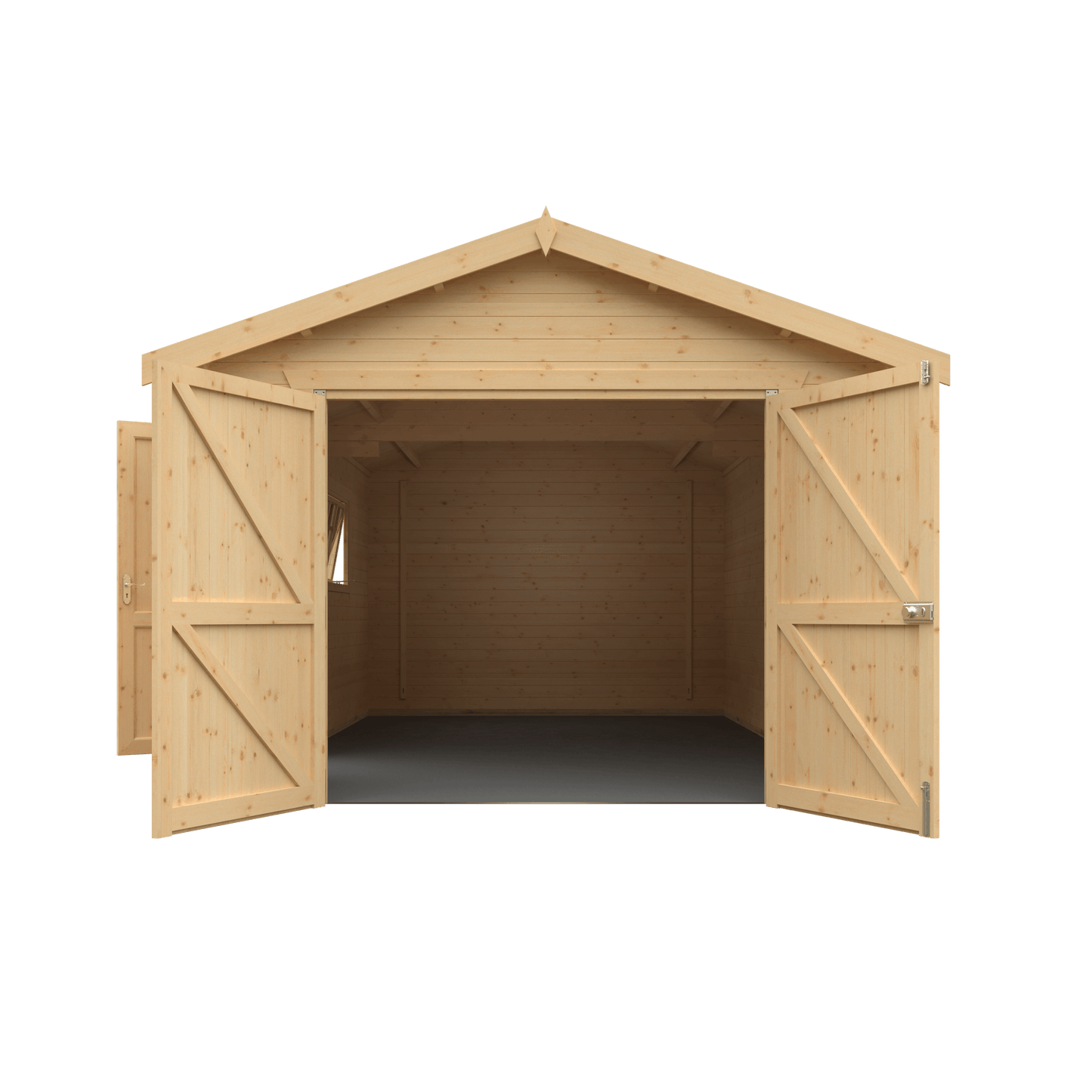 The Warwick Garage 44mm - Log Cabins - Plymouth Sheds