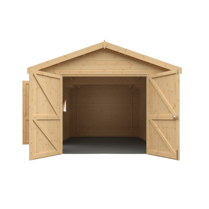 The Warwick Garage 44mm - Log Cabins - Plymouth Sheds