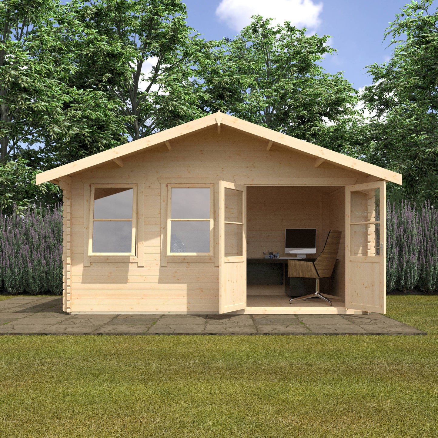 The Forde 44mm - Log Cabins - Plymouth Sheds
