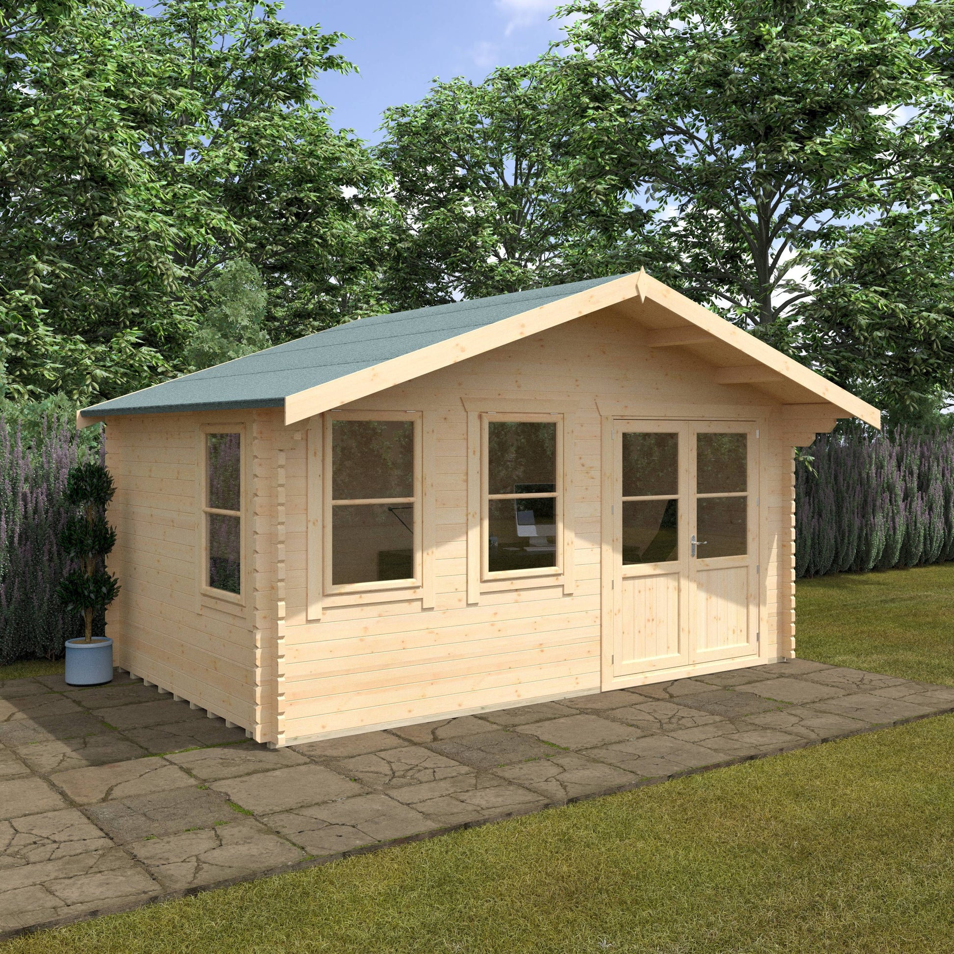 The Forde 44mm - Log Cabins - Plymouth Sheds
