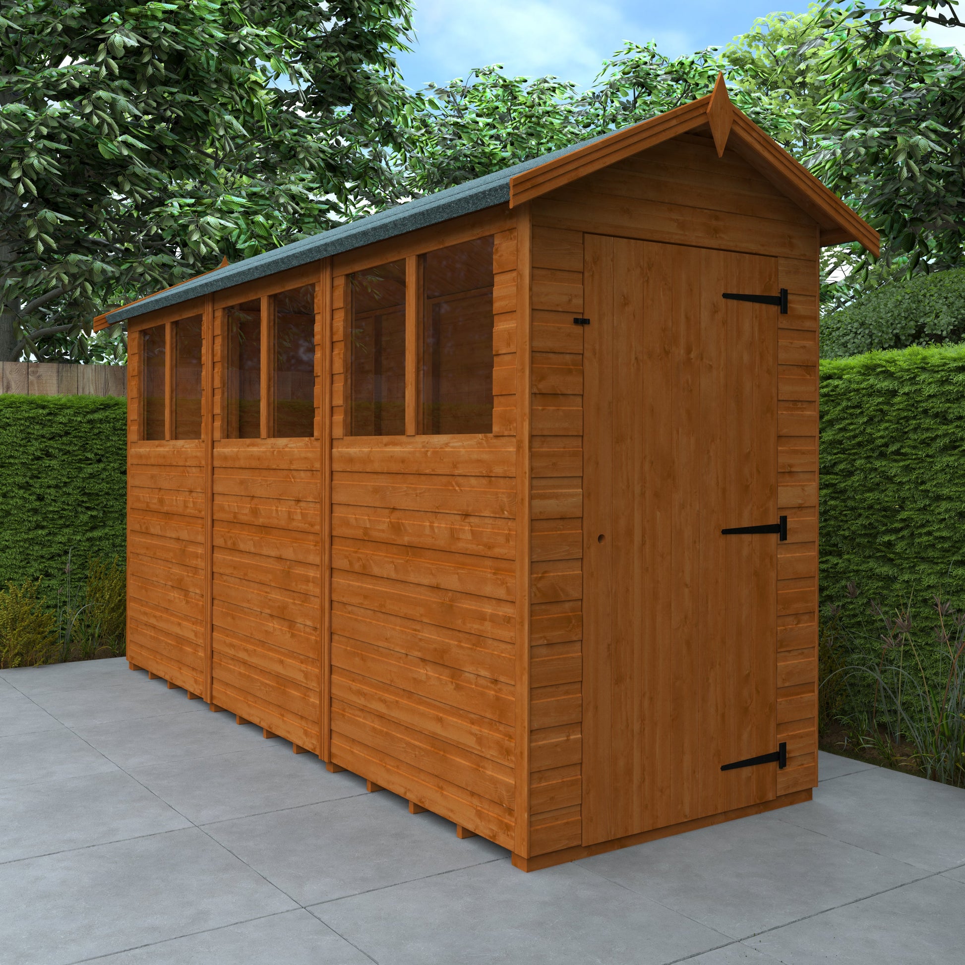 Flex Apex 12x4 - Flex Apex - Plymouth Sheds