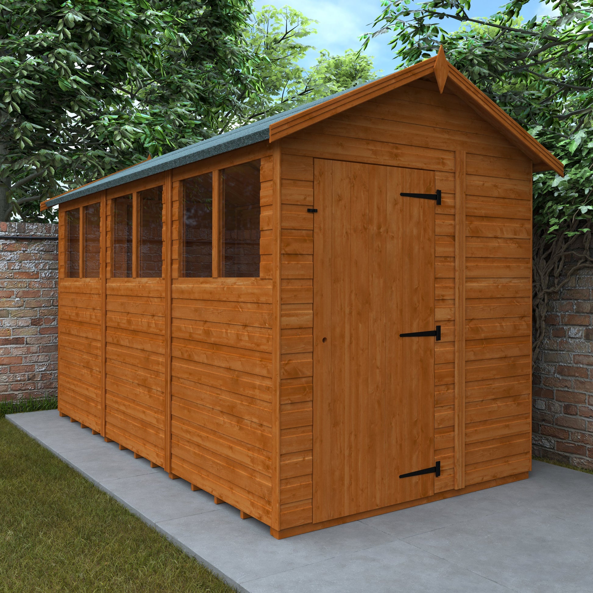 Flex Apex 12x6 - Flex Apex - Plymouth Sheds